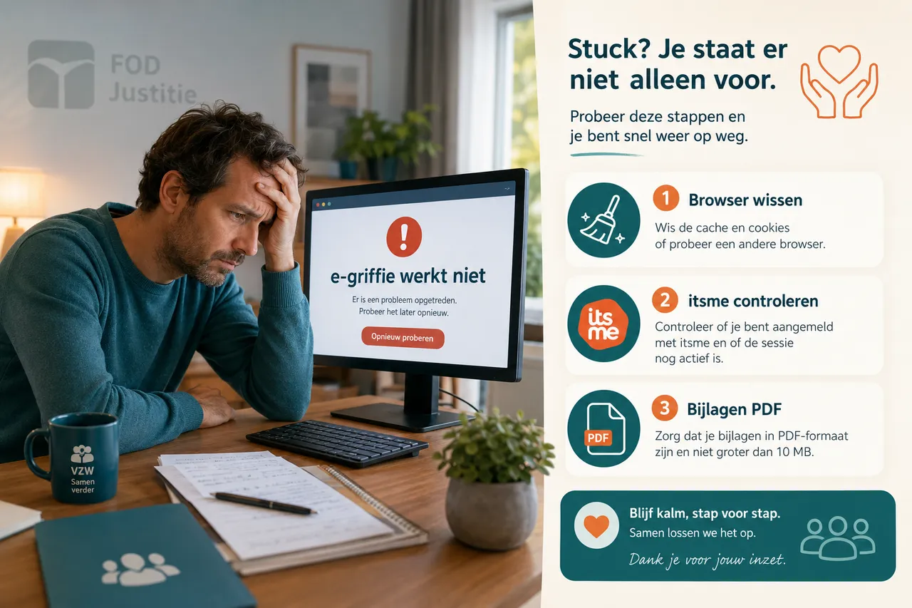 e-Griffie portaal van FOD Justitie voor vzw-akten