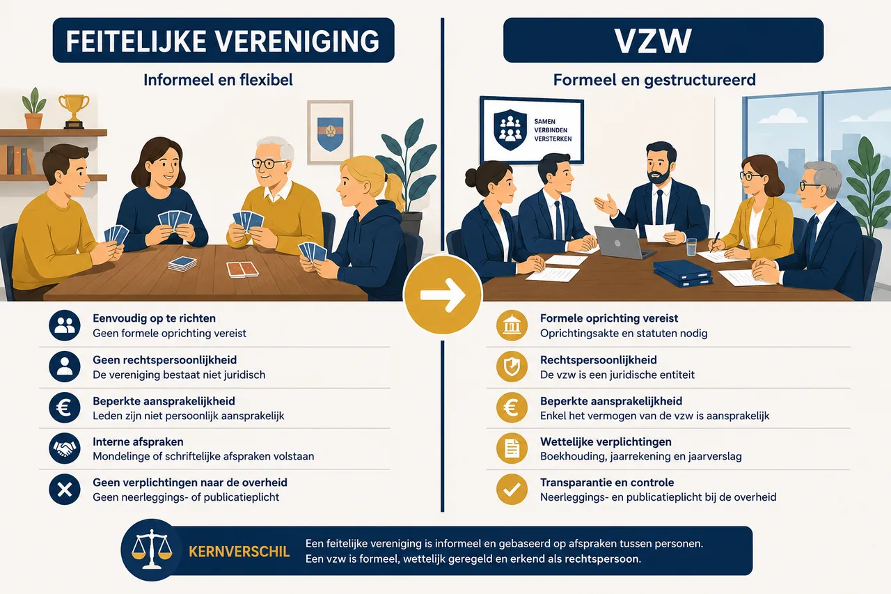 Wanneer kies je beter voor een vzw?
