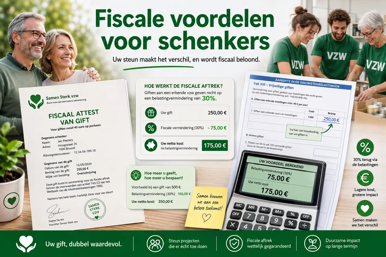Kunnen niet-geregistreerde vzw's een fiscaal certificaat krijgen?