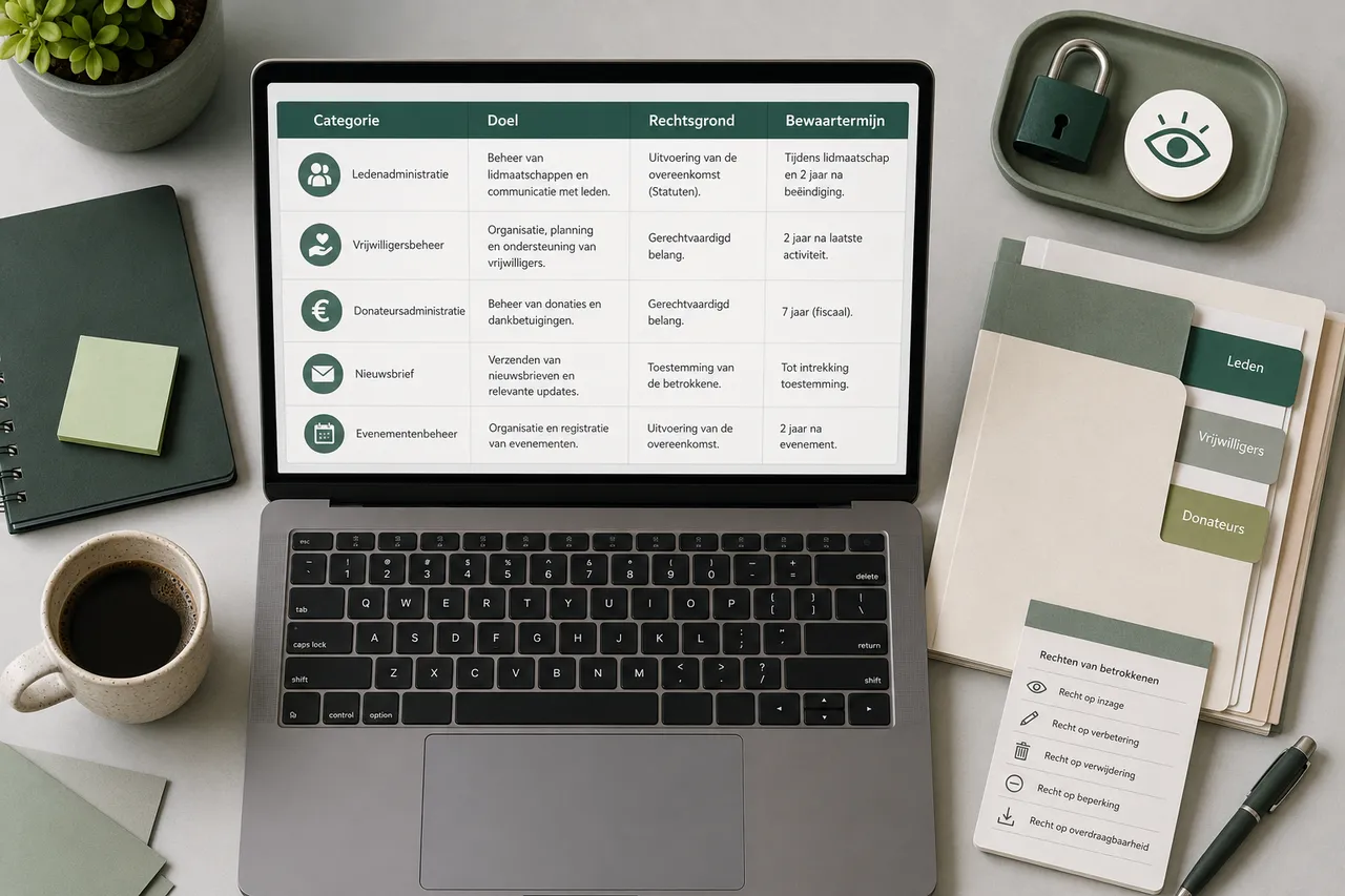 Checklist GDPR voor kleine vzw's
