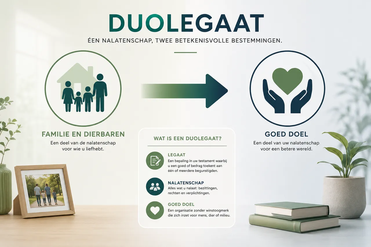 Overzicht van algemeen, bijzonder en restlegaat