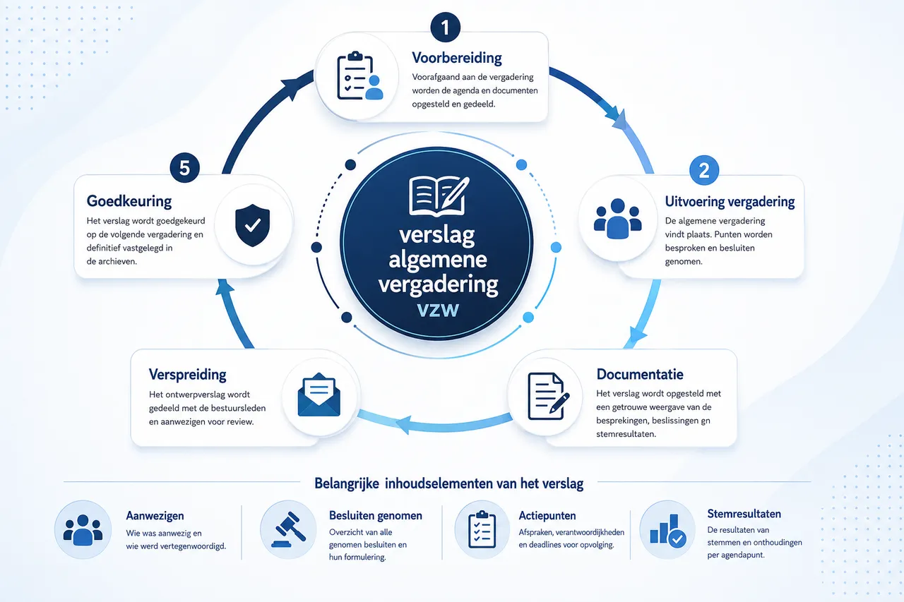 Notulen bewaren en (indien nodig) neerleggen