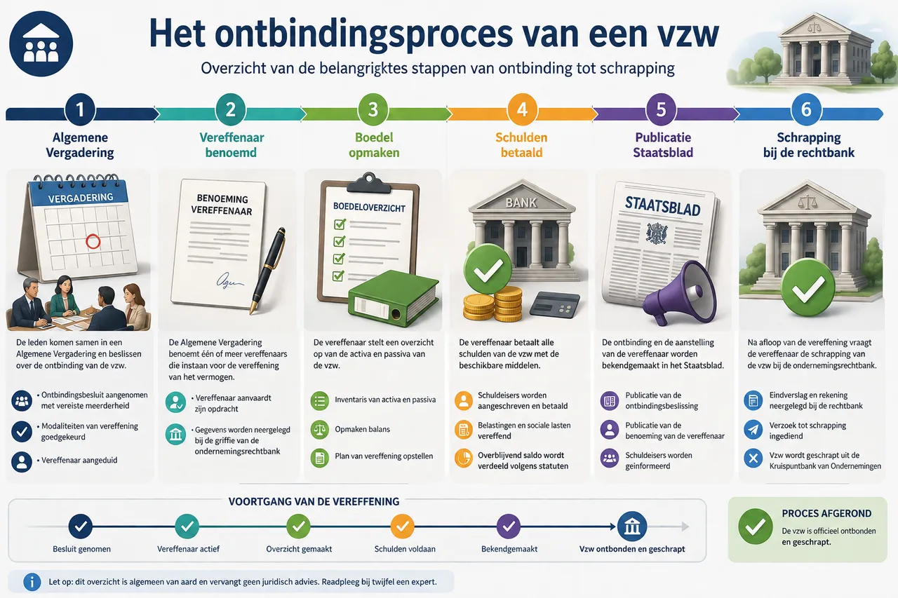 Kan je een vzw stopzetten zonder naar de rechtbank te gaan?